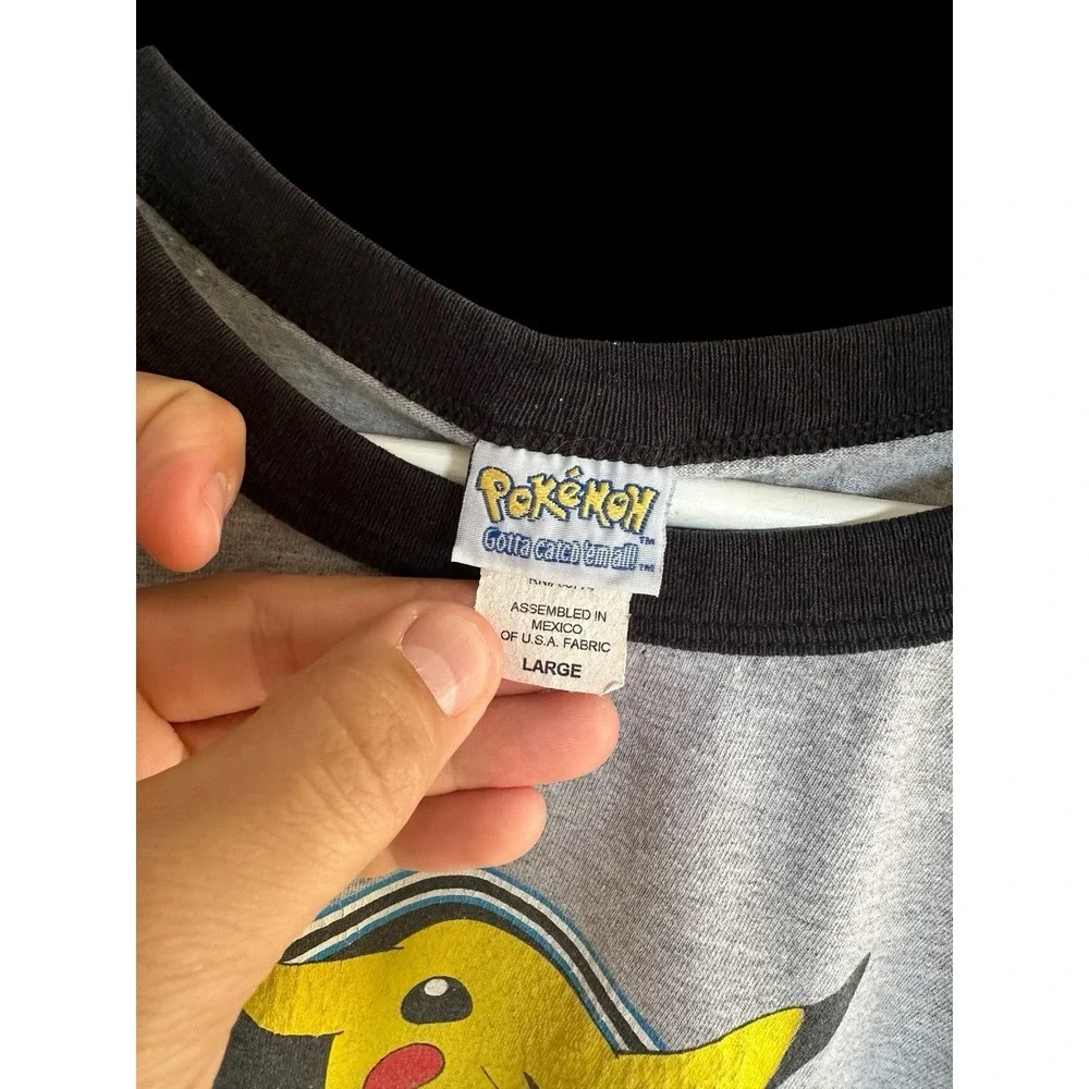Vintage Pokémon Meowth 1999 Kids T-Shirt Sz Youth‎ Large Women's Sz XS